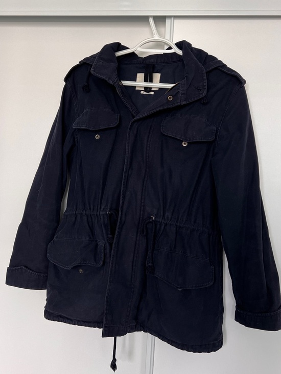 Aritzia Jackets & Blazers - Aritzia TNA Navy Hooded Anorak Jacket